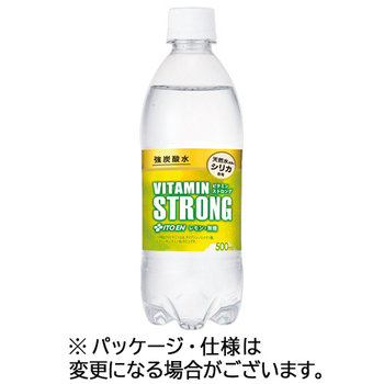 伊藤園 強炭酸水 ビタミン ストロング シリカ含有 500ml ペットボトル 1セット(48本:24本×2ケース)