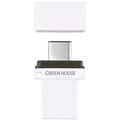 グリーンハウス Type-C/A USB3.2 Gen1対応 デュアルUSBメモリー 32GB GH-UF3CB32G-WH 1個