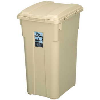 新輝合成 TONBO 連結カラー分別ペール 45L カーキベージュ 02067-5 1台