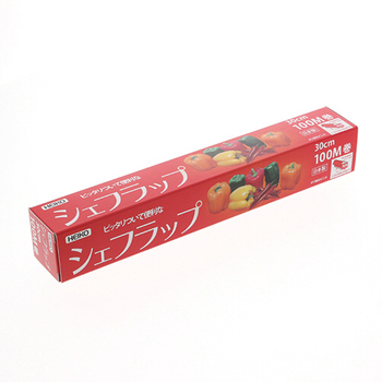 シモジマ HEIKO ラップ 業務用食品ラップ シェフラップ 30cm×100m #004320153 1セット(30本)