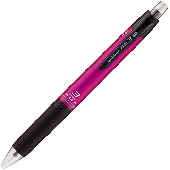 三菱鉛筆 消せる 3色ゲルインクボールペン ユニボールR:E3 0.5mm ピンク URE350005.13 1本