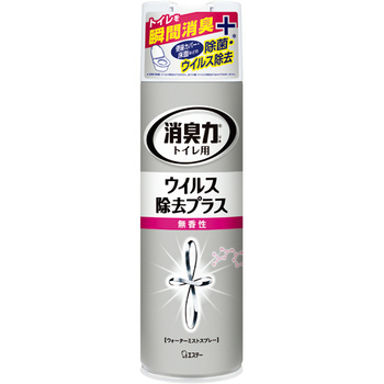 エステー トイレの消臭力スプレー ウイルス除去プラス 無香性 280mL 1本