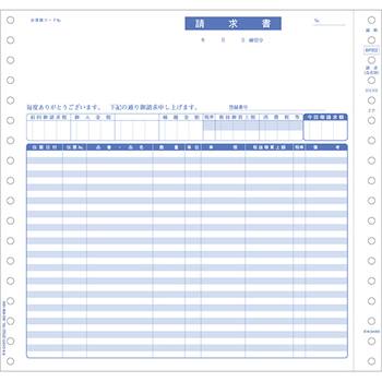 ヒサゴ 請求書 インボイス対応 9_1/2×9インチ 2P BP002 1箱(500組)