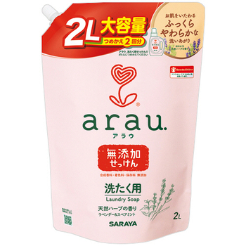 サラヤ アラウ.洗たく用せっけん 詰替 2L 1個