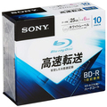 ソニー データ用BD-R 25GB 1-6倍速 ホワイトワイドプリンタブル 5mmスリムケース 10BNR1DCPS6 1パック(10枚)
