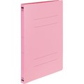 TANOSEE 書類が出し入れしやすい丈夫なフラットファイル「ラクタフ」 A4タテ 150枚収容 背幅20mm ピンク 1パック(5冊)