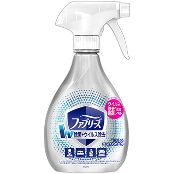 P&G ファブリーズ ダブル除菌+ウイルス除去 やさしいせっけんの香り 本体 370ml 1本