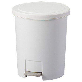 アスベル エバン ペダルペール 12L 中バケツ付 ホワイト A6007WH 1台