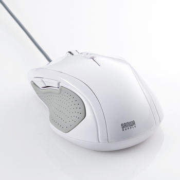 サンワサプライ ブルーテック USB有線 マウス ホワイト MA-117HW 1個
