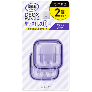 エステー 消臭力 DEOX トイレ用 ファインブーケ 付替用 6ml 1パック(2個)