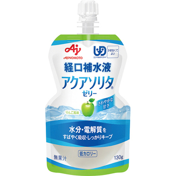 味の素 経口補水液 アクアソリタ ゼリー りんご風味 130g 1ケース(6パック)