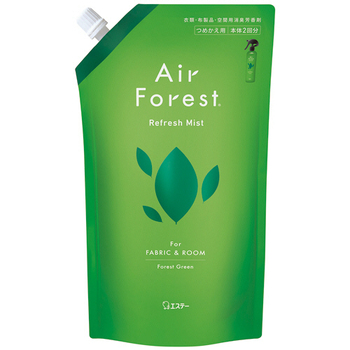 エステー Air Forest Refresh Mist フォレストグリーンの香り つめかえ用 540mL 1個