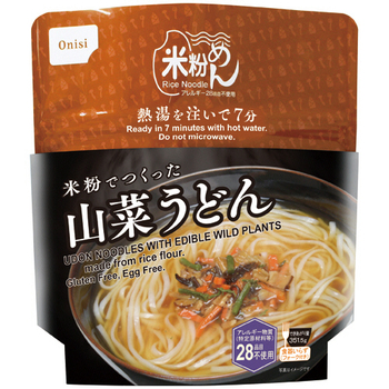 尾西食品 米粉でつくった山菜うどん 4025 1セット(30食)