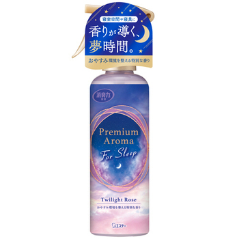 エステー 消臭力 Premium Aroma ミスト For Sleep 寝室用 トワイライトローズ 165mL 1個