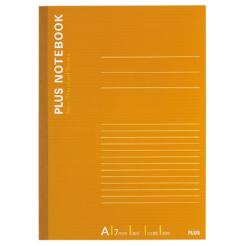 プラス ノートブック(カラーアソートパックノート) セミB5 A罫7mm 30行 30枚 5色 NO-003AS-10CP 1パック(10冊:各色2冊)