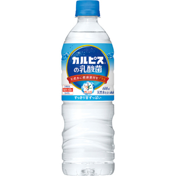 アサヒ飲料 おいしい水プラス カルピスの乳酸菌 600ml ペットボトル 1ケース(24本)