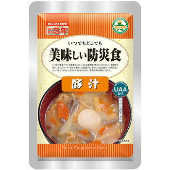アルファフーズ UAA食品 美味しい防災食 豚汁 1セット(50食)