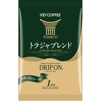 キーコーヒー ドリップオン トラジャブレンド 8g 1箱(5袋)