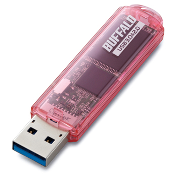 バッファロー USB3.0対応 USBメモリー スタンダードモデル 16GB ピンク RUF3-C16GA-PK 1個