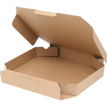シモジマ SWAN 食品容器 ピザ箱 12インチ用 未晒無地 #004200552 1パック(25枚)