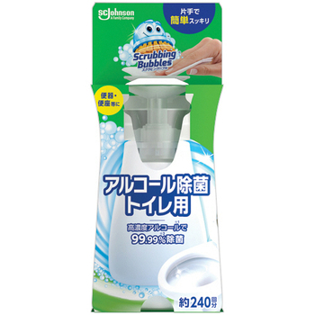 ジョンソン スクラビングバブル アルコール除菌 トイレ用 本体 300ml 1個