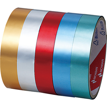 ニチバン 装飾用テープ マイラップ 幅18mm×長さ8m 赤 MY-181 1巻