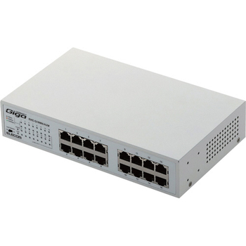 エレコム 1000BASE-T対応 スイッチングハブ 16ポート メタル筐体 ホワイト RoHS指令準拠(10物質) EHC-G16MN-HJW 1台