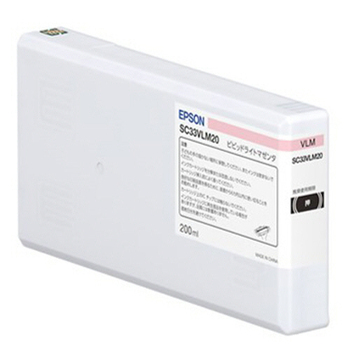 エプソン インクカートリッジ ビビッドライトマゼンタ 200mL SC33VLM20 1個