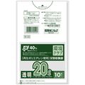 日本サニパック 環境クラブ 分別収集袋 透明 20L 0.030mm W-23 1パック(10枚)