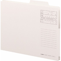 ライオン事務器 持出しフォルダー A4 無着色 A4-APF-K 1冊