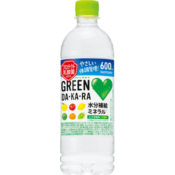 サントリー GREEN DA・KA・RA 600ml ペットボトル 1セット(48本:24本×2ケース)