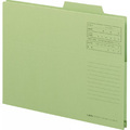 ライオン事務器 持出しフォルダー A4 緑 A4-APF-K 1冊