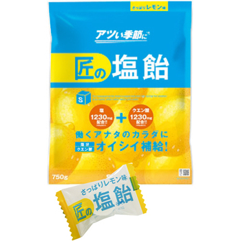 サラヤ 匠の塩飴 レモン味 750g/袋 1セット(3袋)
