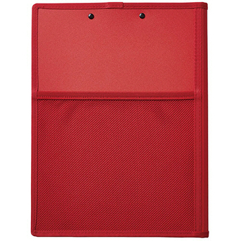 キングジム オールイン クリップボード(カバー付き) A4タテ 赤 5995アカ 1セット(5枚)