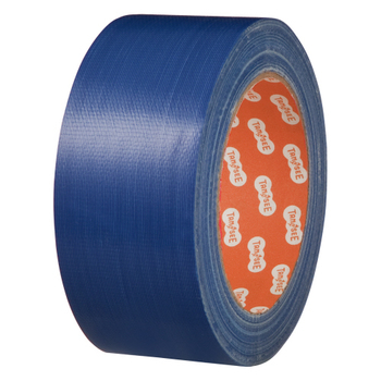 TANOSEE 布テープ(カラー) 50mm×25m 厚み約0.21mm 青 1巻