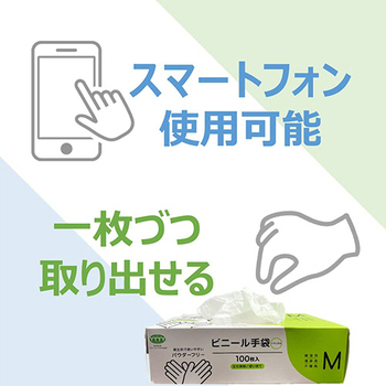 アルフォーインターナショナル ビニール手袋 パウダーフリー ナチュラル L T-004 1箱(100枚)