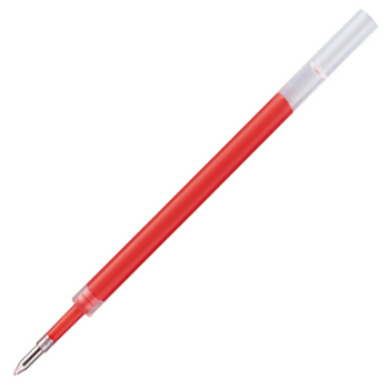 TANOSEE ノック式ゲルインクボールペン 替芯 0.7mm 赤 1パック(5本)