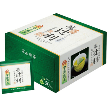 片岡物産 辻利 三角バッグ 宇治煎茶 1箱(50バッグ)