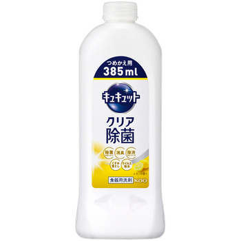 花王 キュキュット クリア除菌 レモンの香り つめかえ用 385ml 1本