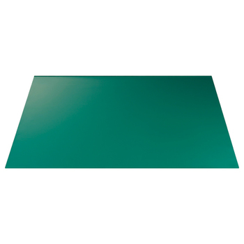 TANOSEE ダブルマット(塩ビ・透明/緑タイプ) 600×450mm 1枚