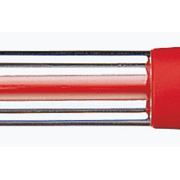 三菱鉛筆 油性ボールペン VERY楽ノック 細字 0.7mm 赤 SN10007.15 1本
