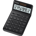 カシオ デザイン電卓 12桁 ジャストタイプ ブラック JF-S200-BK-N 1台