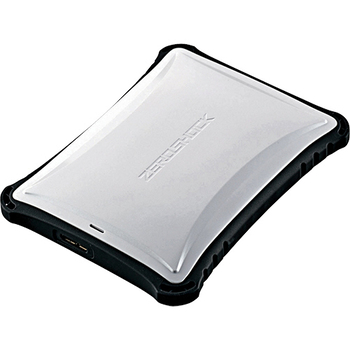エレコム ZEROSHOCKポータブルハードディスク 1TB ホワイト ELP-ZS010UWH 1台
