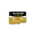サンイースト ULTIMATE PRO microSDXC UHS-I カード 128GB V30 ゴールド SE-MSDU1128B185 1枚