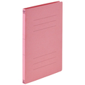 TANOSEE フラットファイル(エコノミータイプ) A4タテ 150枚収容 背幅18mm ピンク 1セット(100冊:10冊×10パック)