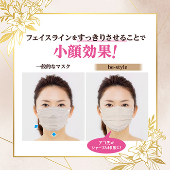 白元アース ビースタイル マスク プリーツタイプ ふつうサイズ ミルクティーベージュ 1箱(20枚)