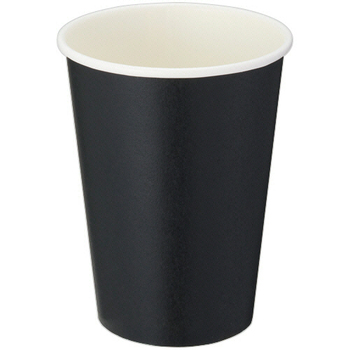 TANOSEE 厚紙タンブラー ブラック 280mL(9.5オンス) 1セット(1000個:50個×20パック)