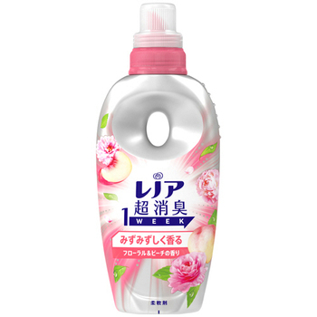 P&G レノア 超消臭1week みずみずしく香るフローラル&ピーチの香り 本体 490mL 1本