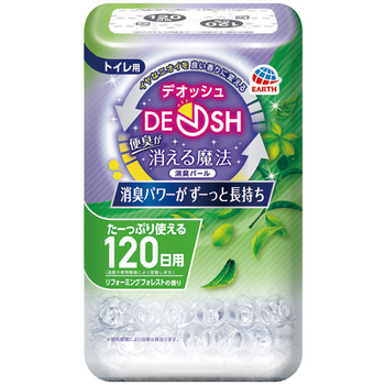 アース製薬 デオッシュDEOSH消臭パール リフォーミングフォレストの香り 1個