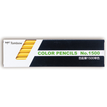 トンボ鉛筆 色鉛筆 単色1500 あお 1500-15 1ダース(12本)